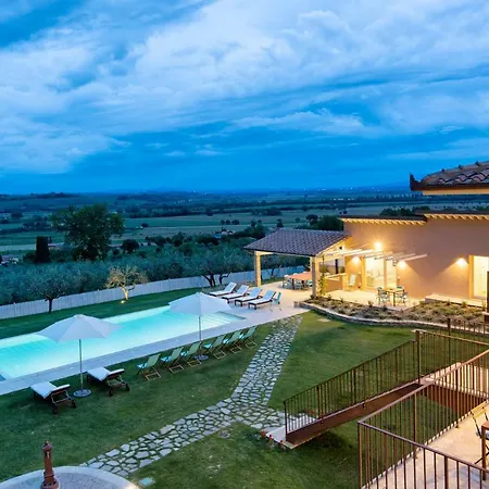 Luxury Spaccasole Su Cortona - Sauna & Infinity Pool *