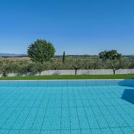 Luxury Spaccasole Su Cortona - Infinity Pool フォイアーノ・デッラ・キアーナ