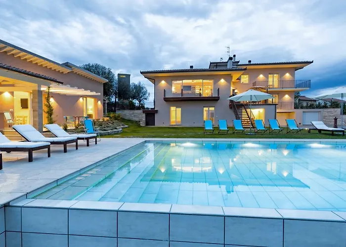 Luxury Spaccasole Su Cortona - Infinity Pool Ferienhaus Foiano Della Chiana