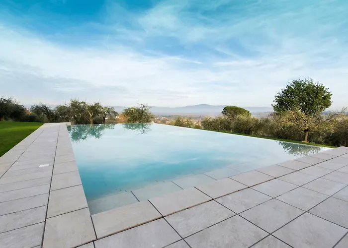 Luxury Spaccasole Su Cortona - Infinity Pool Ferienhaus