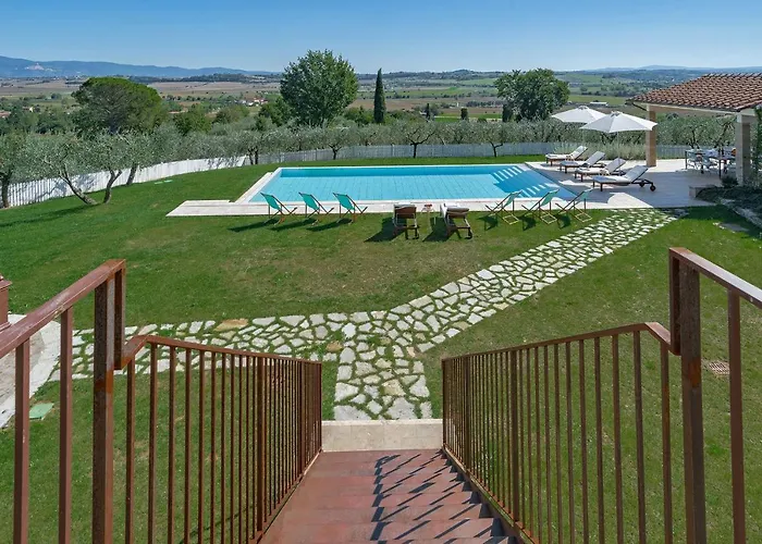 Luxury Spaccasole Su Cortona - Infinity Pool Ferienhaus Foiano Della Chiana
