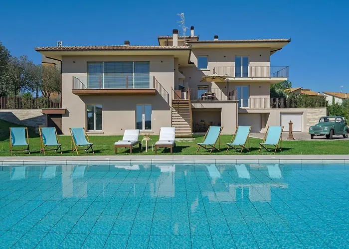 Luxury Spaccasole Su Cortona - Infinity Pool Ferienhaus